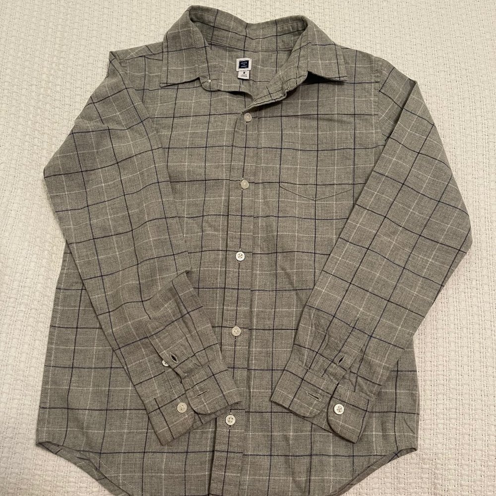Janie and Jack plaid button down shirt